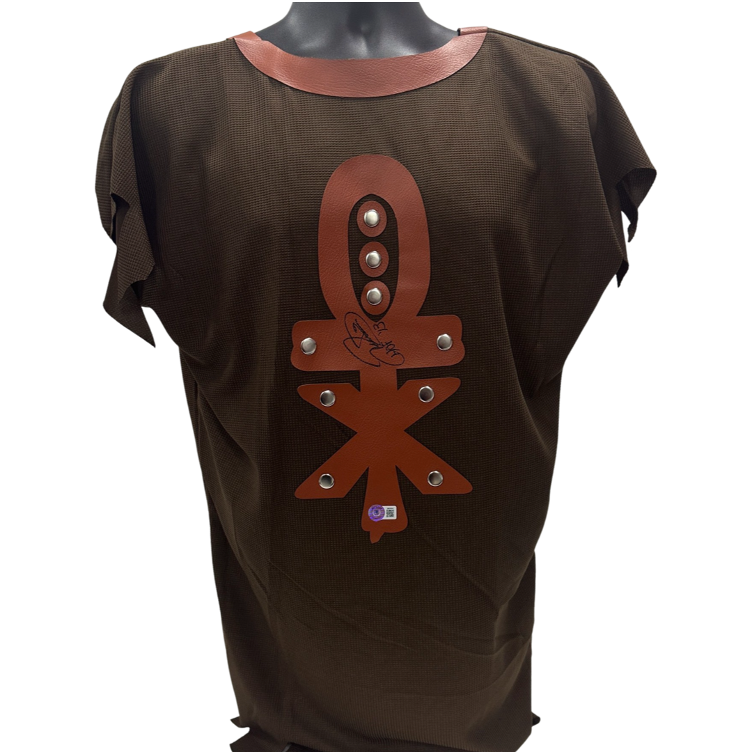 Mick Foley Mankind WWE Autographed Shirt "HOF 13" Inscription Beckett