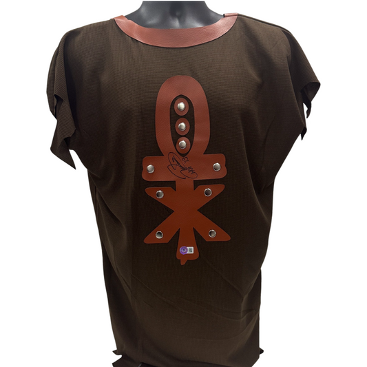 Mick Foley Mankind WWE Autographed Shirt "HOF 13" Inscription Beckett