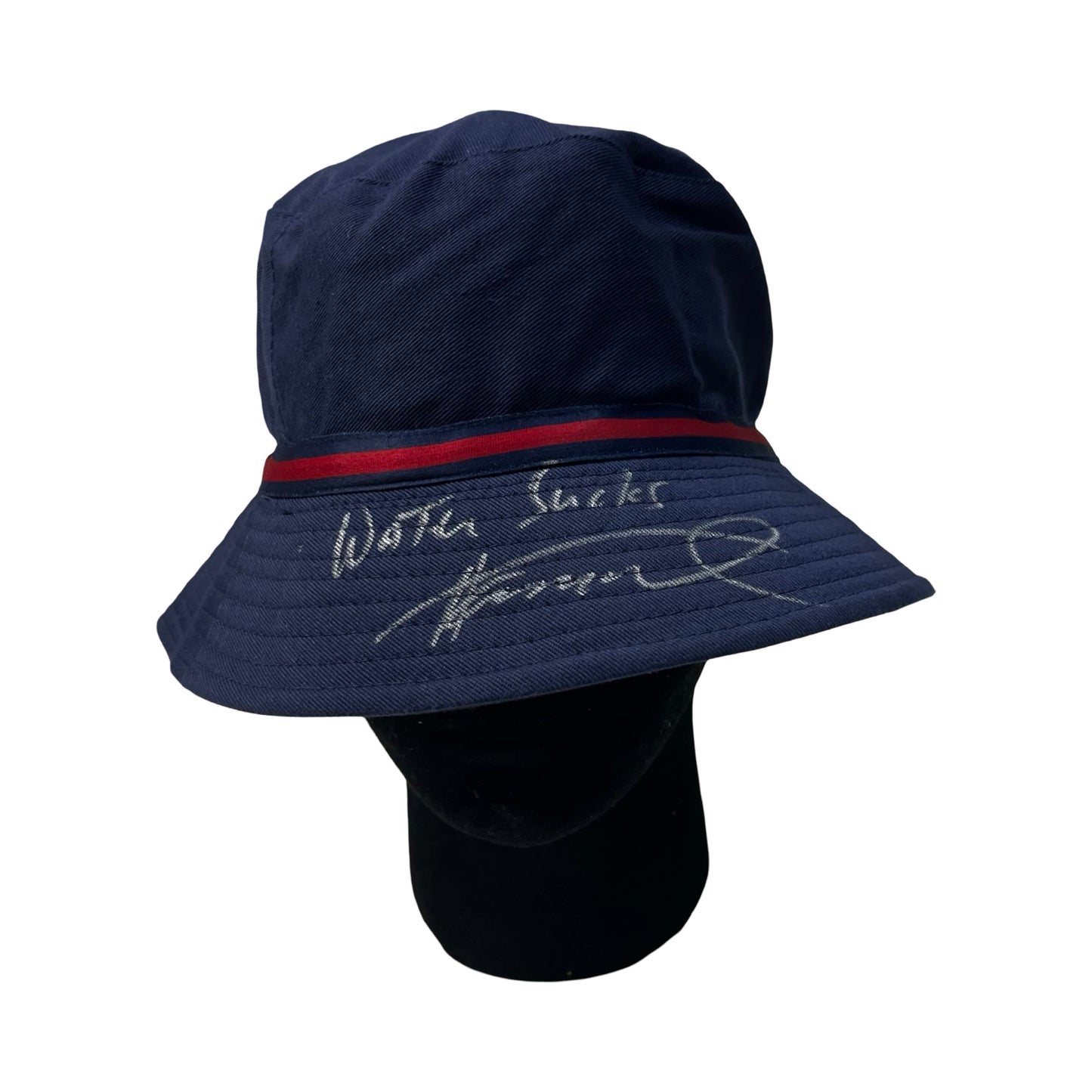 Henry Winkler Autographed The Waterboy Bucket Hat "Water Sucks" Inscription Beckett