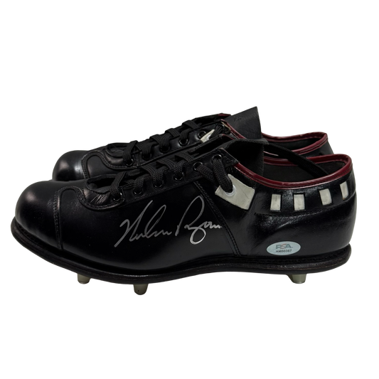 Nolan Ryan Autographed Vintage Baseball Cleat Pair PSA