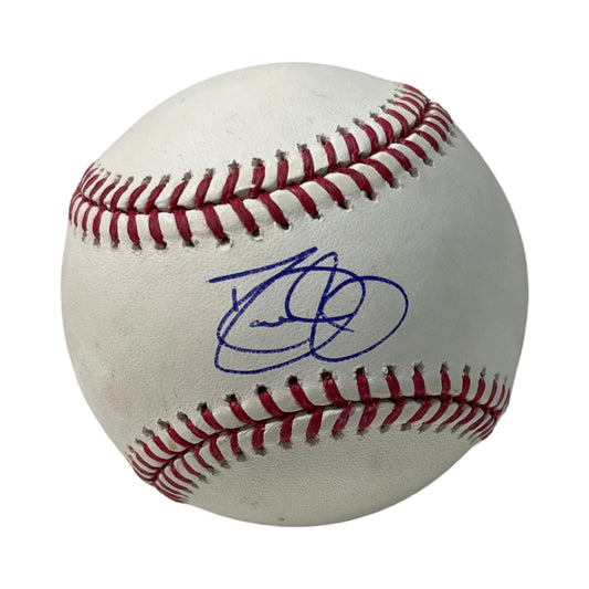 David Justice Autographed OMLB Schwartz