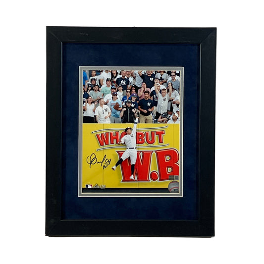 Oswaldo Cabrera Autographed New York Yankees Framed Wall Catch Highland Mint 8X10 Steiner CX