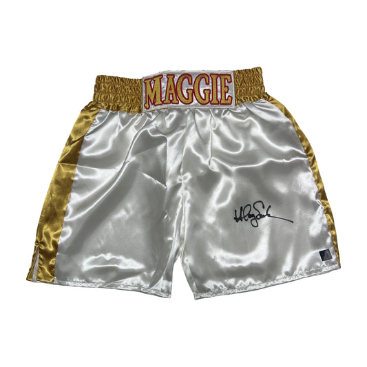 Hilary Swank Autographed Million Dollar Baby Boxing Trunks ASI Proof