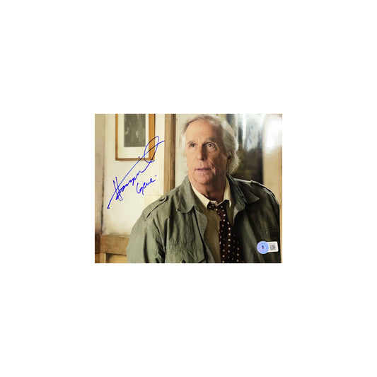 Henry Winkler Autographed Barry 8x10 Gene Inscription Beckett