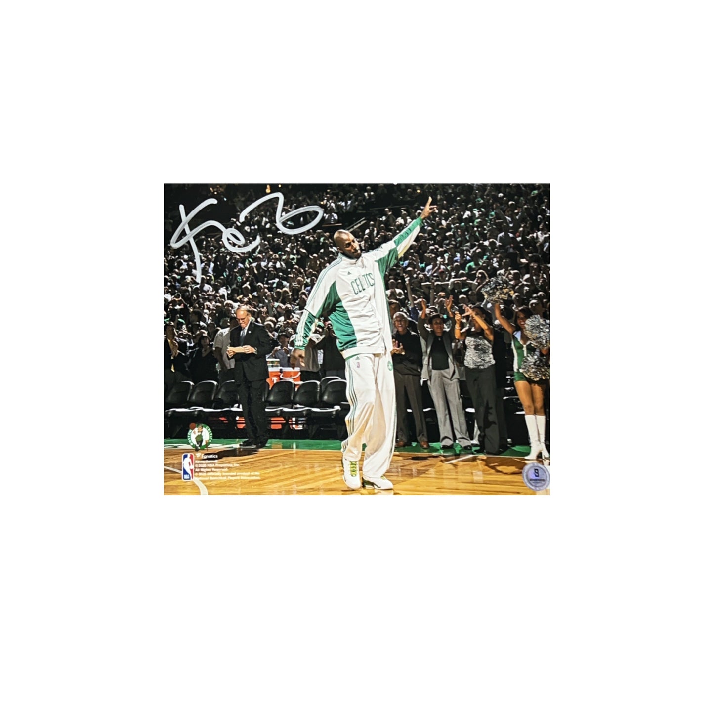 Kevin Garnett Autographed Boston Celtics 8x10 Beckett