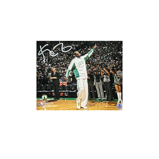 Kevin Garnett Autographed Boston Celtics 8x10 Beckett