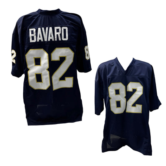 Mark Bavaro Unsigned Notre Dame Fighting Irish Navy Unsigned Jersey Size XL