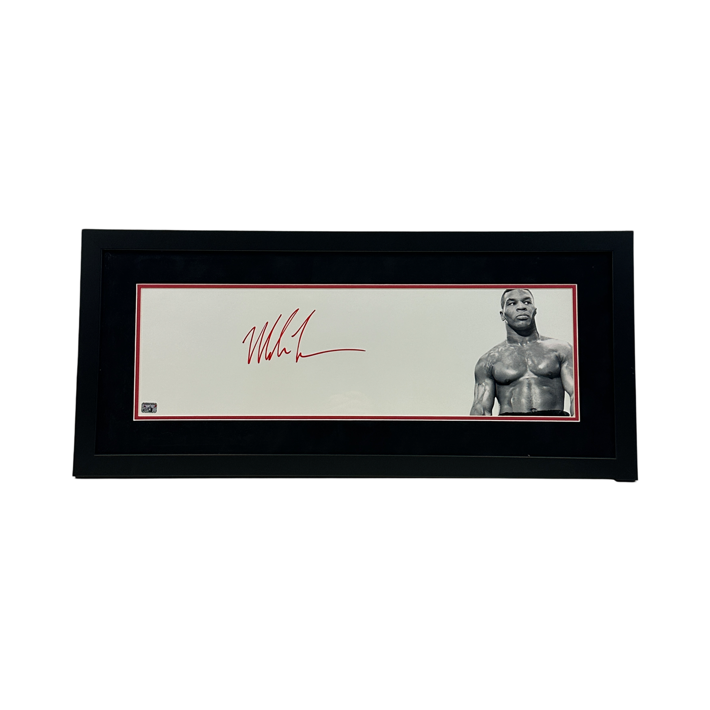 Mike Tyson Autographed Framed 8x26 Fitterman