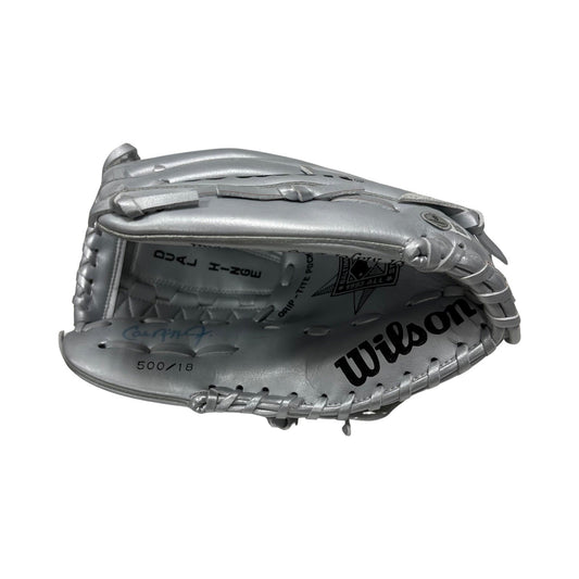 Cal Ripken Jr. Autographed Baltimore Orioles Silver Special Edition Glove Beckett