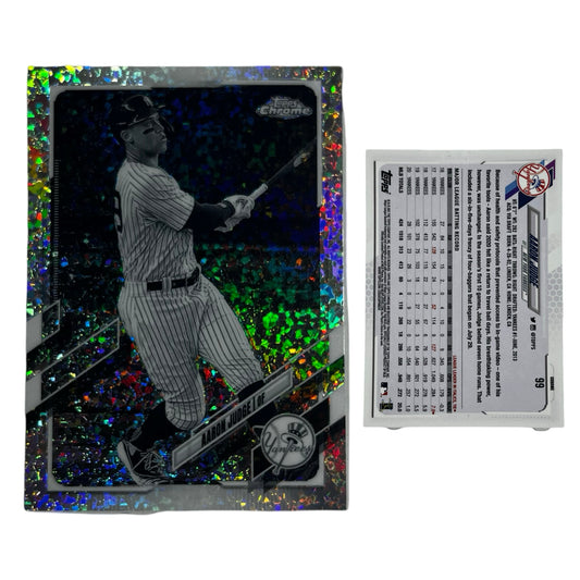 2021 Aaron Judge Topps Chrome Black & White Mini-Diamond #99