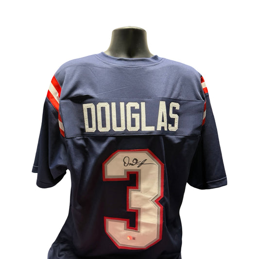 Demario Douglas New England Patriots Autographed Jersey Beckett BAS
