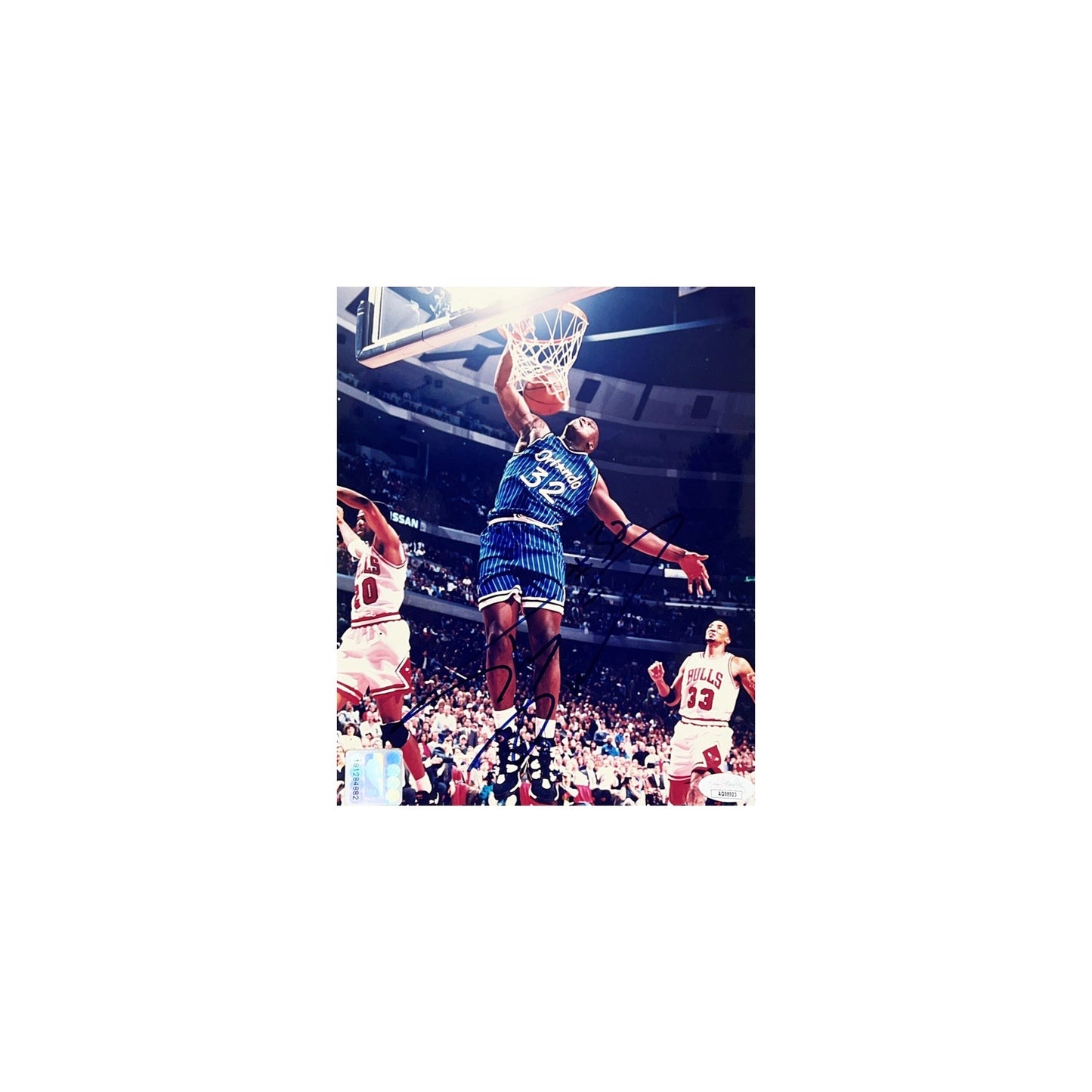 Shaquille O'Neal Autographed Orlando Magic 8x10 JSA