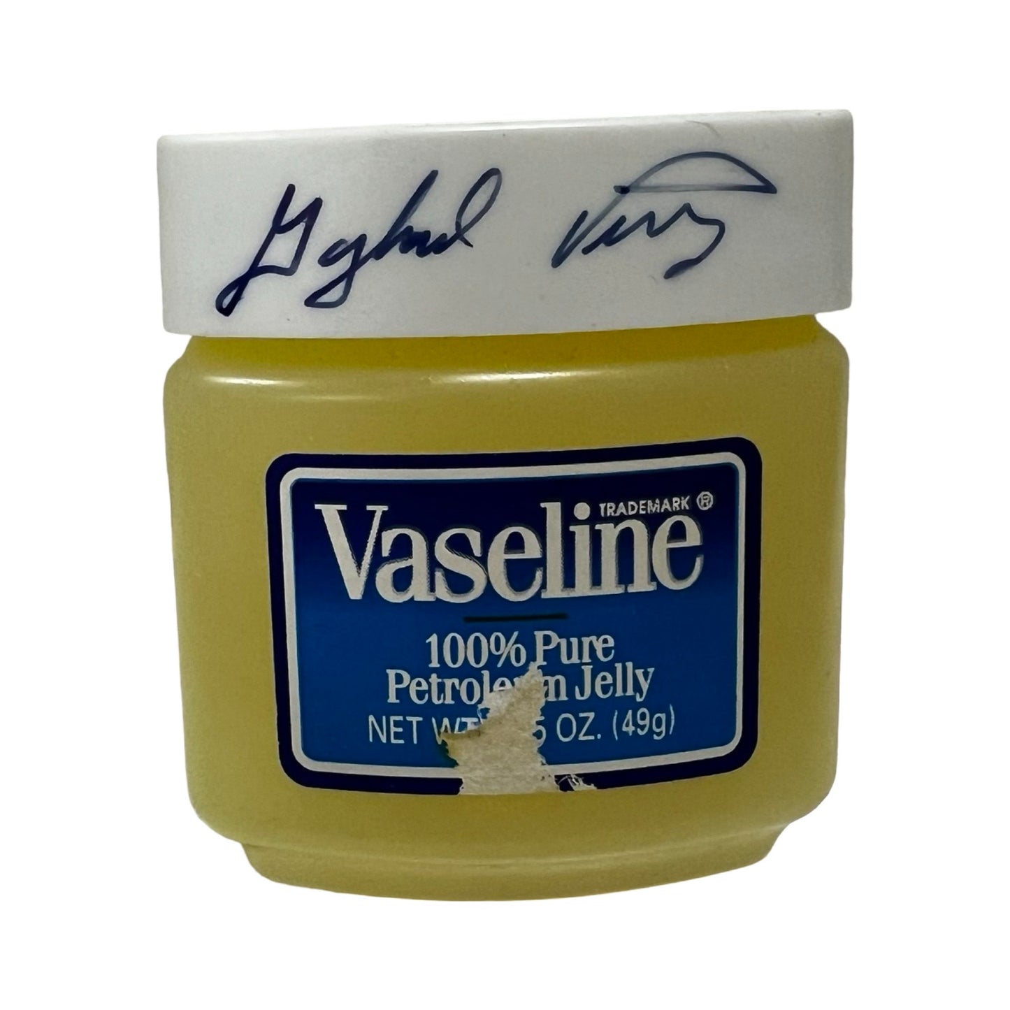 Gaylord Perry Autographed Vaseline JSA