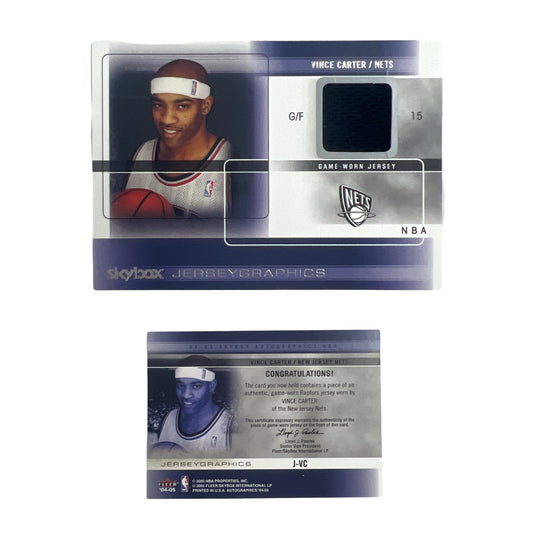 2004 Vince Carter Skybox Jerseygraphics #J-VC