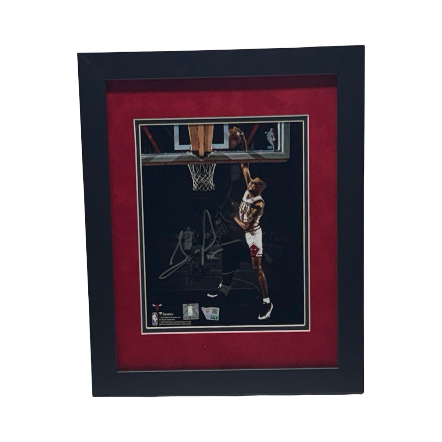 Scottie Pippen Red Framed 8x10 Fanatics