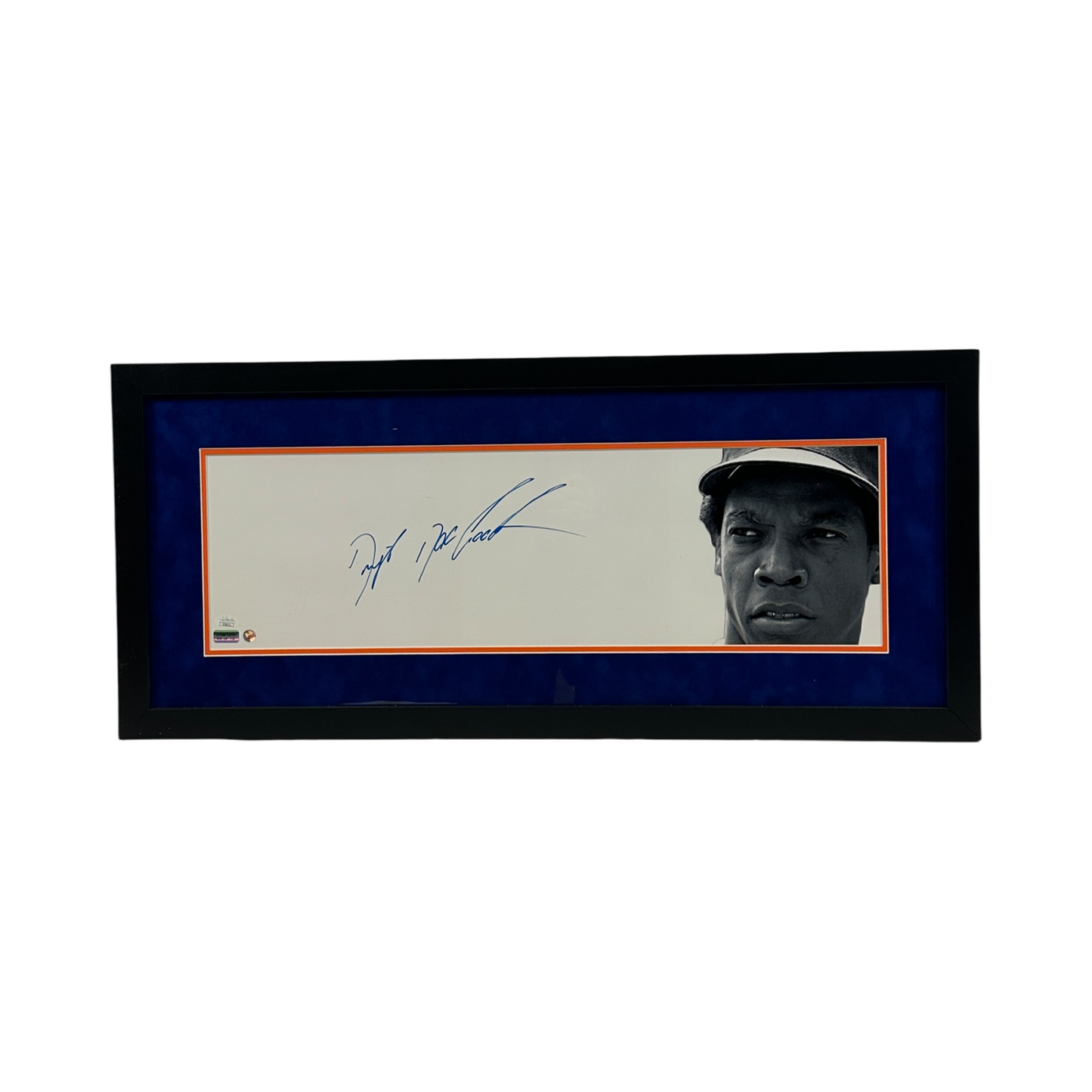 Doc Gooden Autographed New York Mets Framed 8x26 JSA LE /10