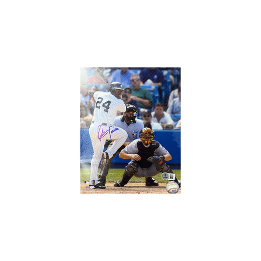 Ruben Sierra Autographed New York Yankees Swing 8x10 Beckett