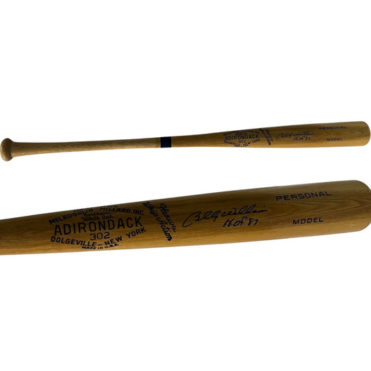 Billy Williams Autographed Adirondack Game Model Bat "HOF 87" Inscription JSA