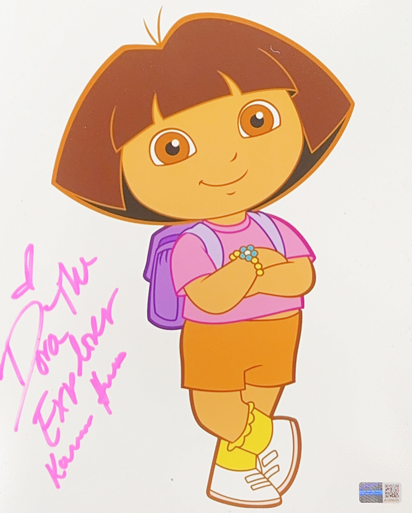 Kathleen Herles Autographed Dora The Explorer 8x10 Steiner CX