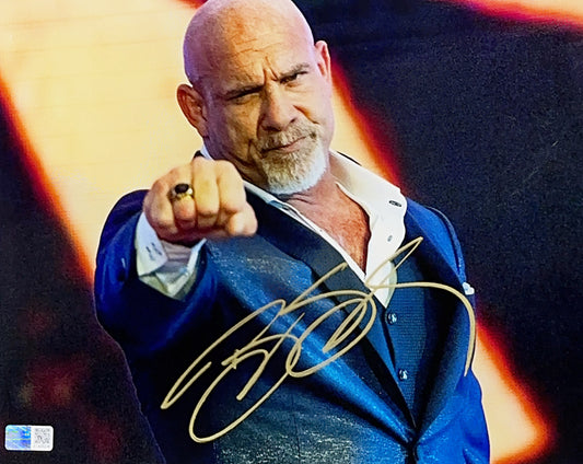 Bill Goldberg Autographed WWE Ring 8x10 PSA