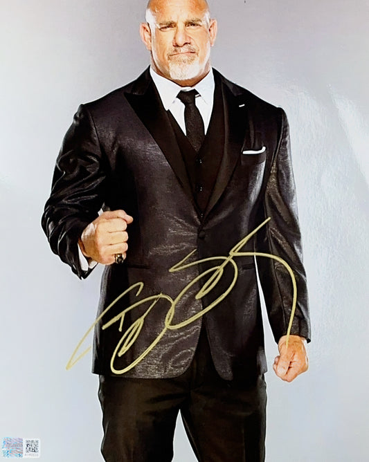 Bill Goldberg Autographed WWE Suit 8x10 PSA