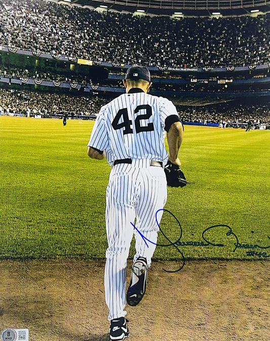 Mariano Rivera Autographed New York Yankees Entering Stadium 11x14 Beckett