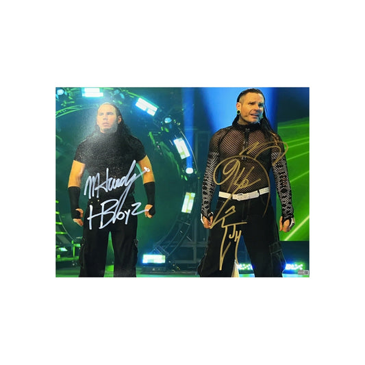 Matt Hardy & Jeff Hardy Autographed Entrance 16x20 Steiner CX - Unframed