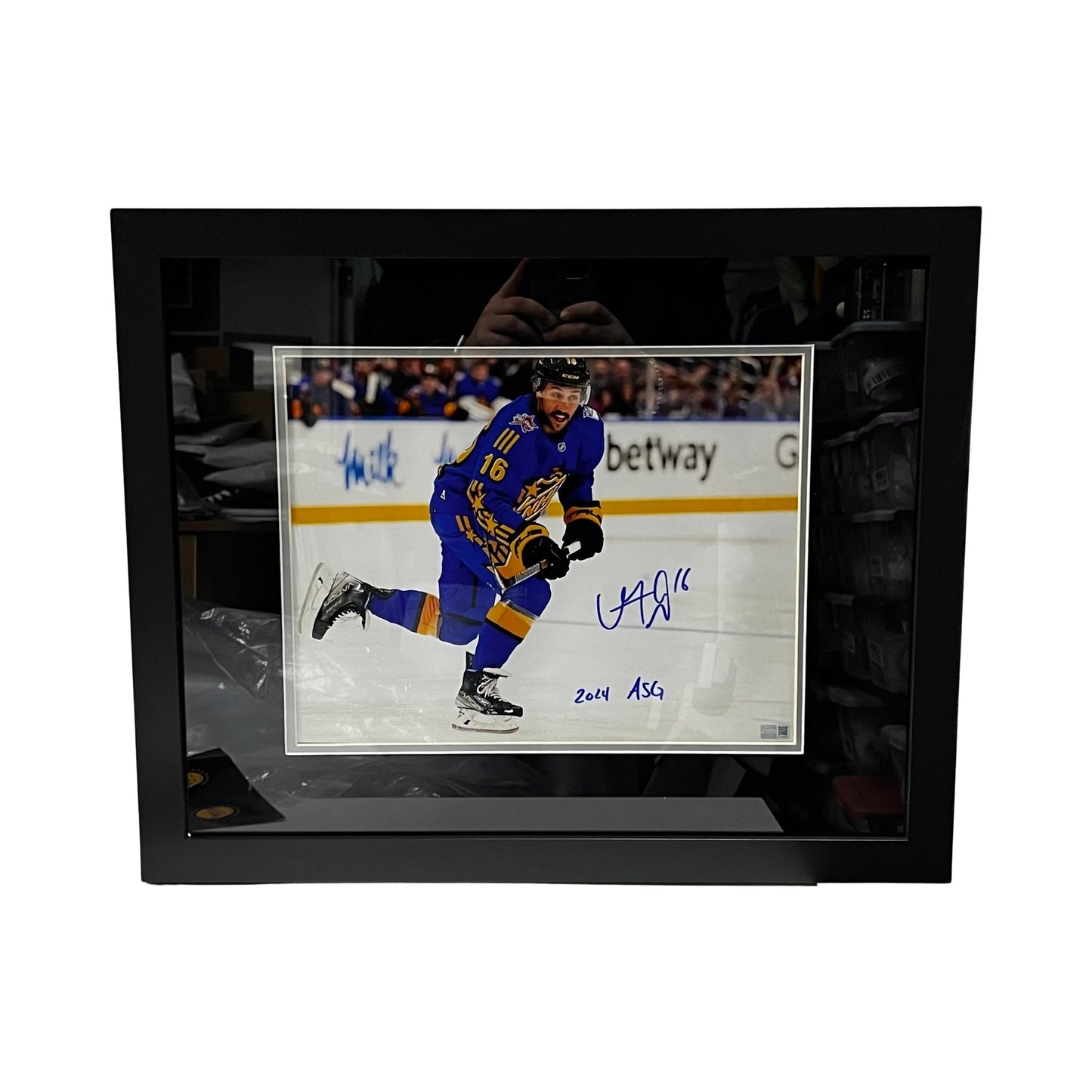 Vincent Trocheck Autographed New York Rangers 2024 NHL All Star Game 11x14 “24 ASG” Inscription Steiner CX