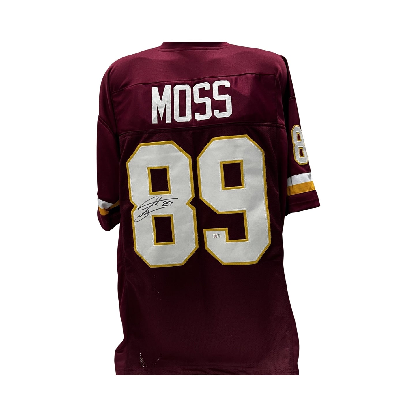 Santana Moss Autographed Washington Commanders Maroon Jersey Steiner CX