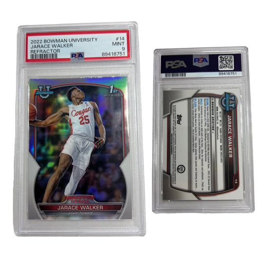 2022 Jarace Walker Bowman University Refractor #14 PSA MINT 9
