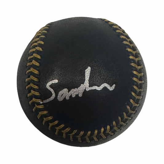 The Sandman Autographed ECW Black Leather OMLB Beckett