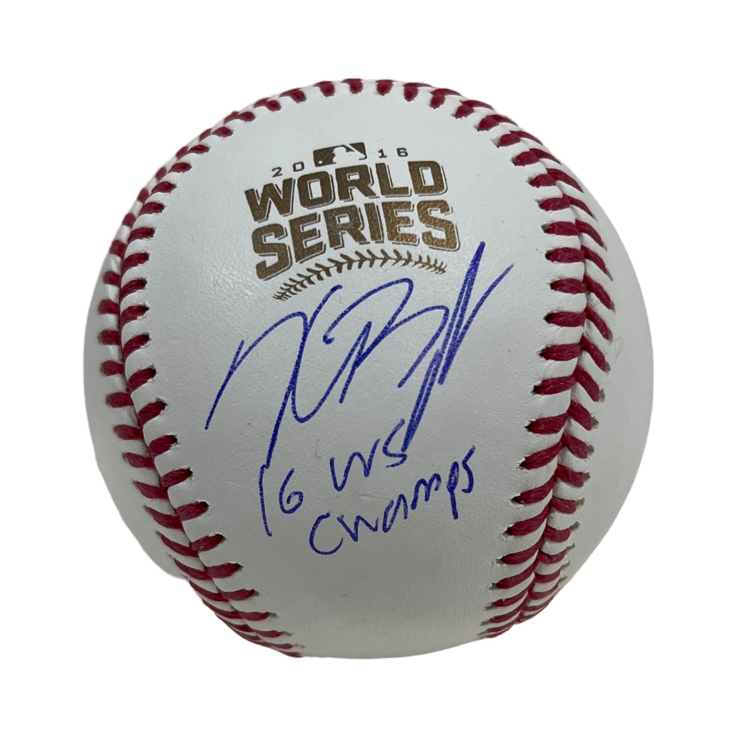 Kris Bryant Autographed Chicago Cubs 2016 World Series Logo Ball "16 WS Champs" Inscription JSA