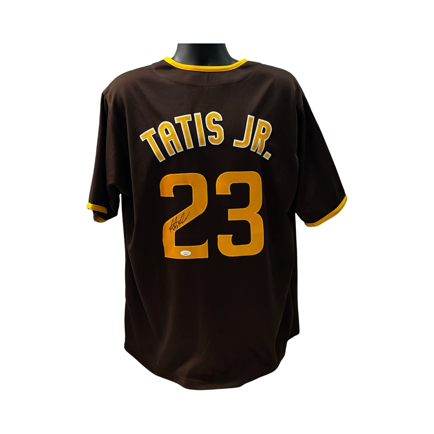 Fernando Tatis Jr. Autographed San Diego Padres Brown Jersey JSA