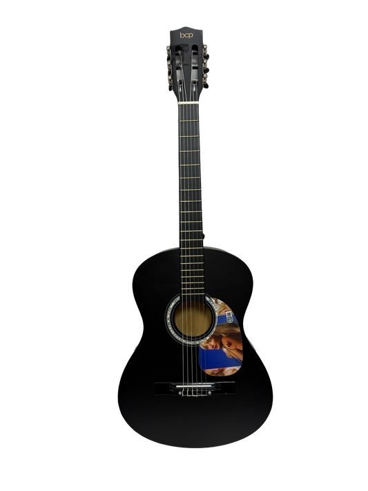 Sabrina Carpenter Autographed Black Guitar Beckett