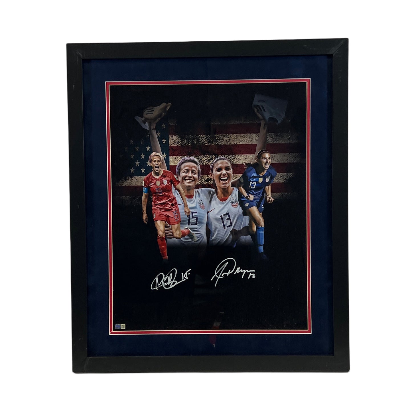 Alex Morgan & Megan Rapinoe Framed 16x20 Steiner CX