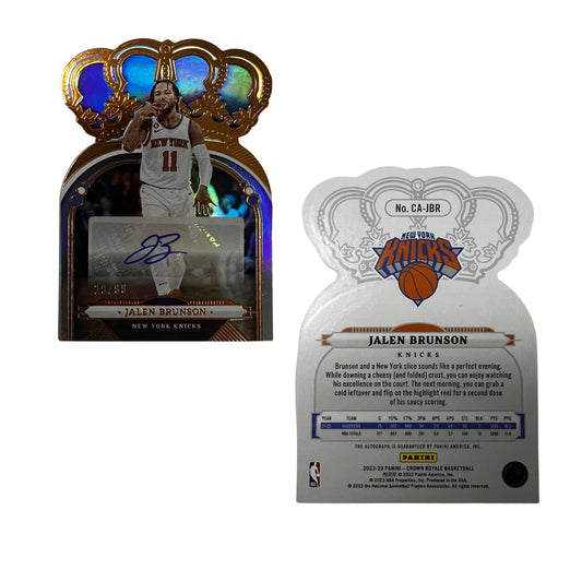 2022-23 Panini Crown Royale Auto /99 Jalen Brunson