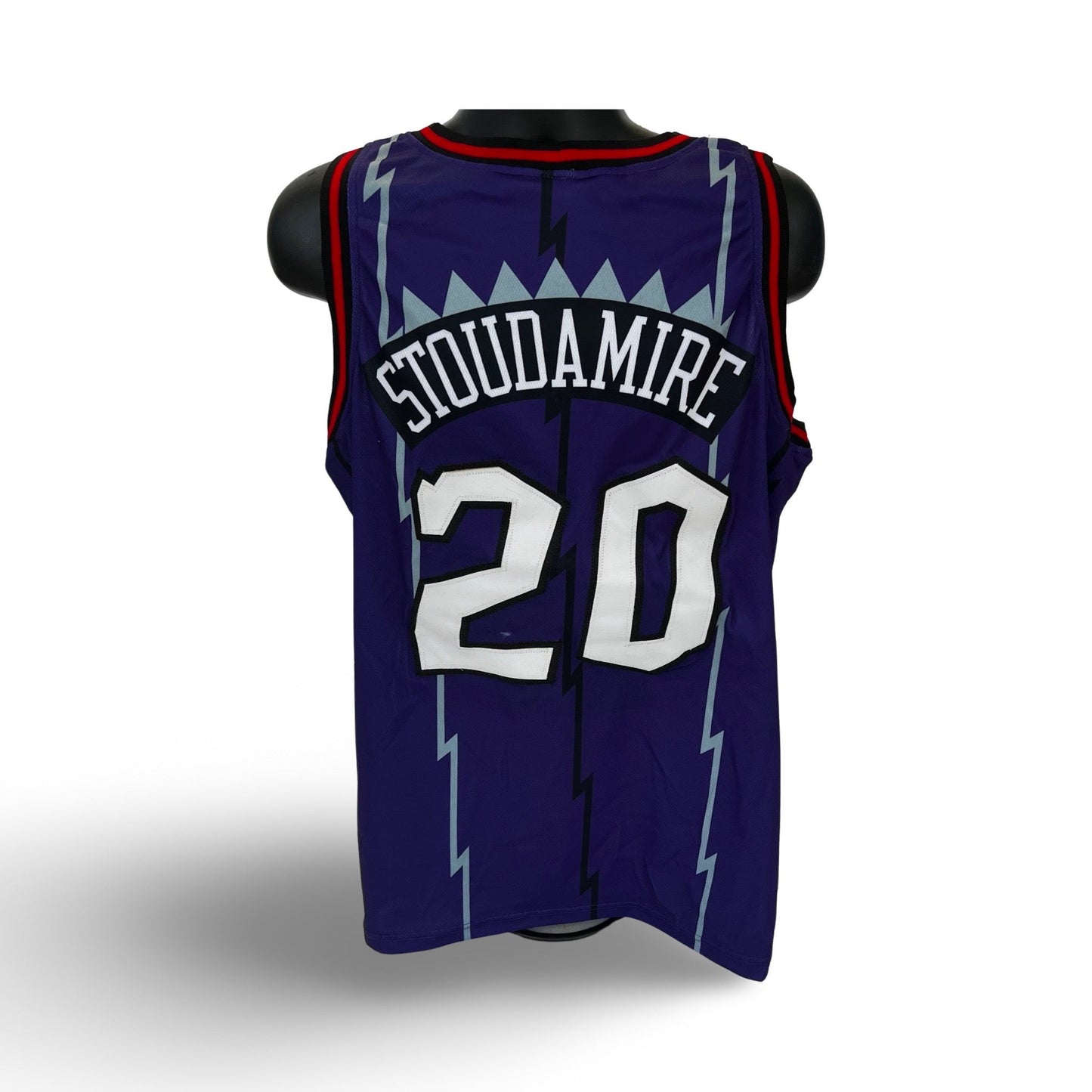 Damon Stoudamire Unsigned Toronto Raptors Purple Custom Jersey