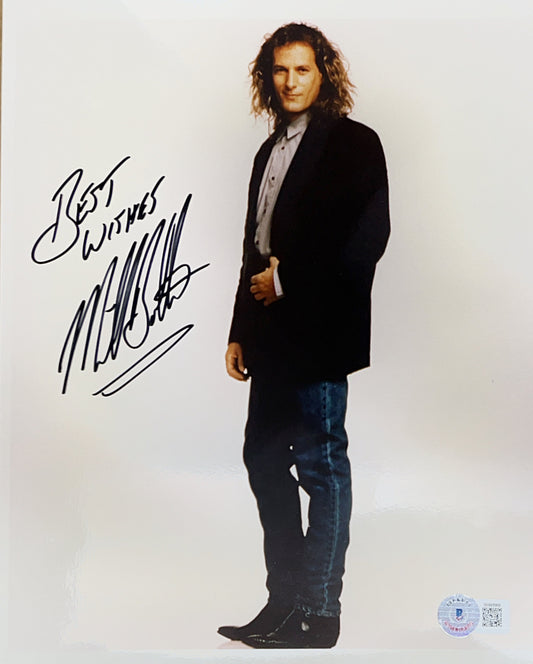 Michael Bolton Autographed 8x10 Best Wishes Beckett