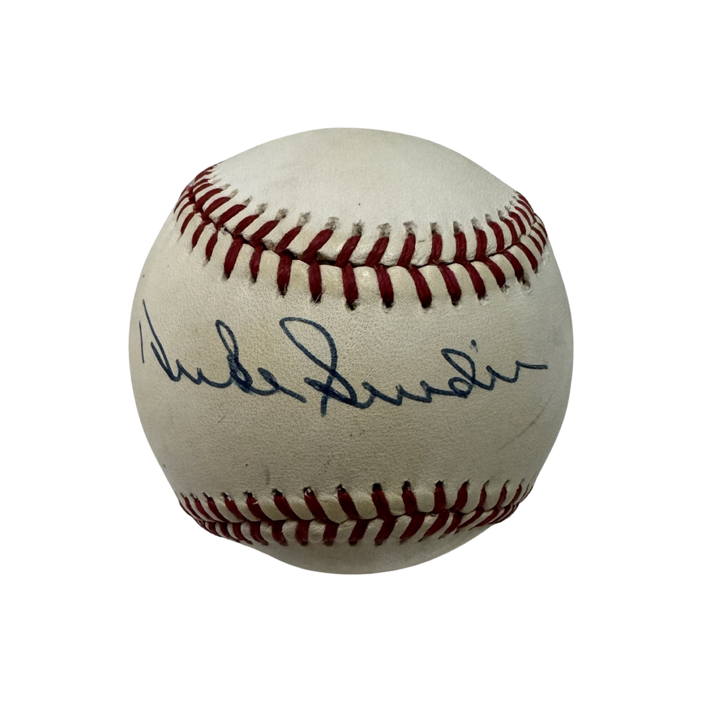 Duke Snider Autographed Brooklyn Dodgers National League Baseball JSA