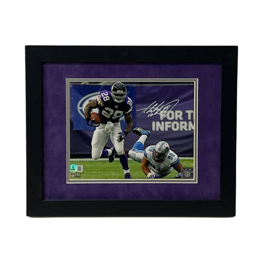 Adrian Peterson Autographed Minnesota Vikings Framed 8x10 Beckett