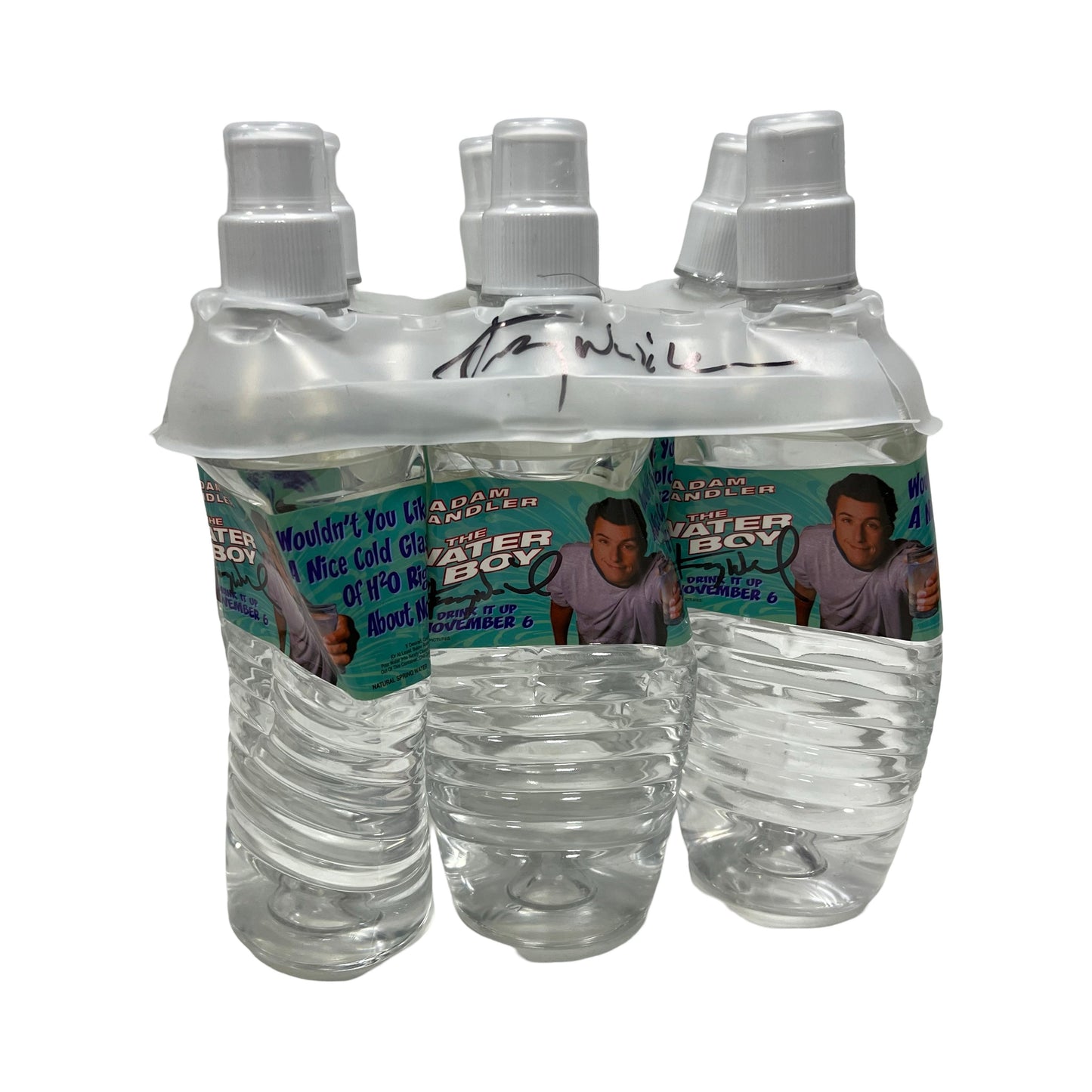 Henry Winkler Autographed The Waterboy Vintage Water Bottle Movie Set 7 Total Signatures From Personal Collection Beckett
