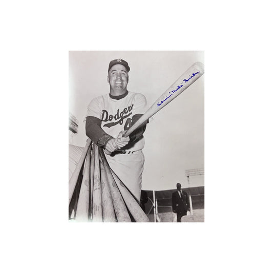 Duke Snider Autographed Brooklyn Dodgers Full Name 16x20 JSA