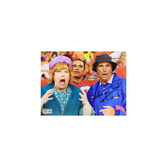 Henry Winkler Autographed The Waterboy With Mama 8x10 "Water Sucks" Inscription Beckett