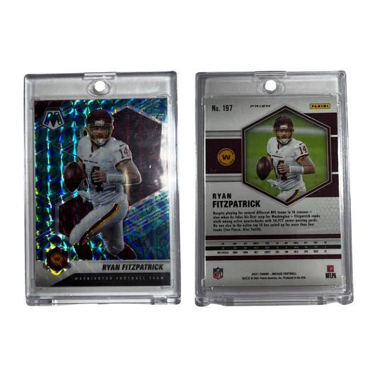 2021 Panini Mosaic #197 Ryan Fitzpatrick Choice Prizm Peacock