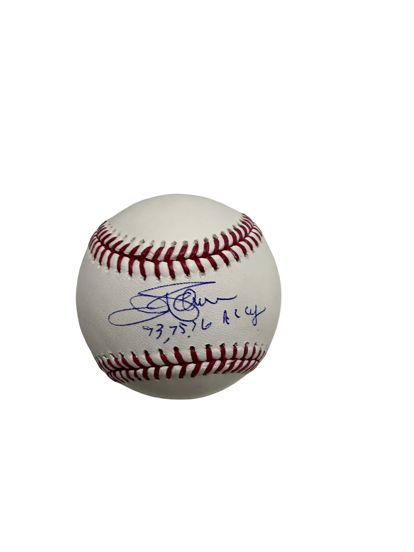 Jim Palmer Autographed Baltimore Orioles Official American League Baseball Cy Young 73, 75, 76 Inscription Beckett BAS