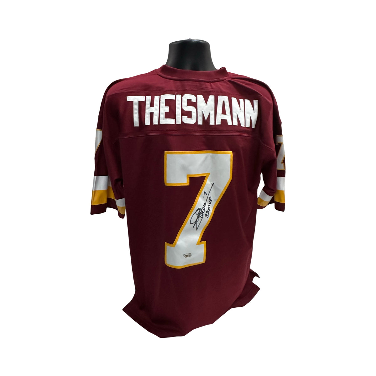 Joe Theisman Washington Redskins Mitchell & Ness Autographed Jersey Fanatics COA