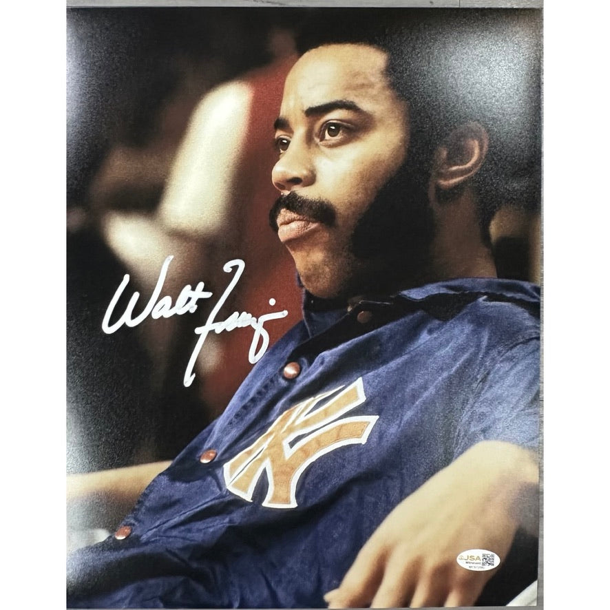 Walt Frazier New York Knicks Sitting 11x14 JSA