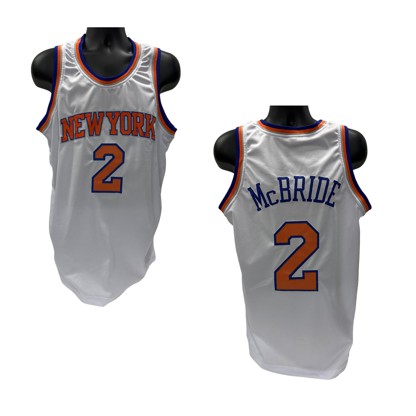 Miles McBride Unsigned New York Knicks White Jersey