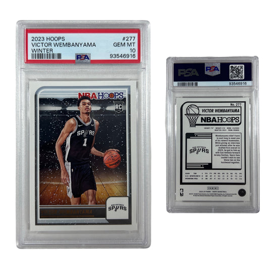 2023 Victor Wembanyama Hoops Winter #277 PSA GEM MT 10