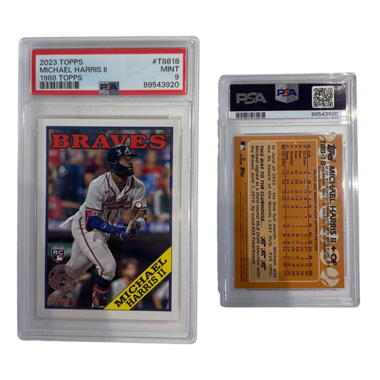 2023 Topps Michael Harris 1988 Topps #T8818 PSA MINT 9